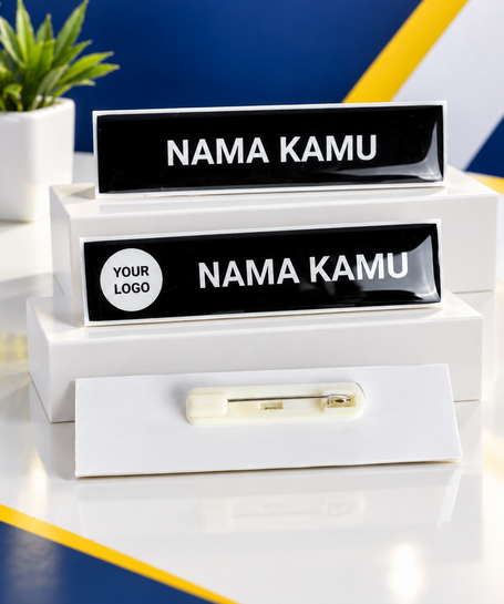 cetak name tag atau nama dada