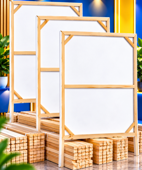 rangka kayu baner
